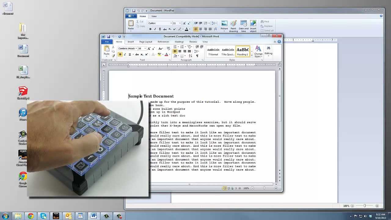 MacroWorks 3.1 Shortcuts Feature