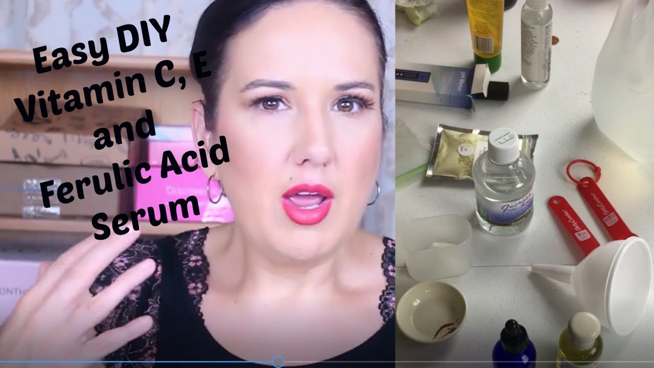 How to make Vitamin C, E and Ferulic face Serum, DIY