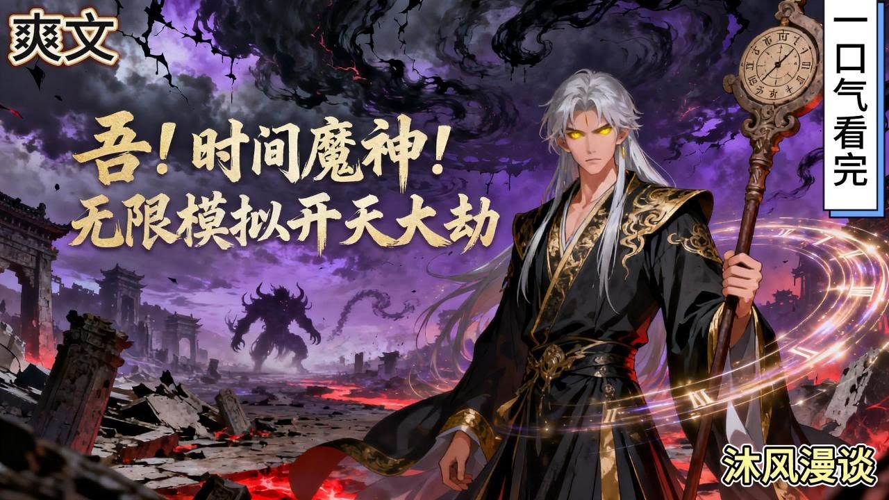 完结《吾！时间魔神！无限模拟开天大劫》穿越了，成为三千魔神之一。成为时间魔神，我能看见那条清晰的未来线那是混沌重开，洪荒初生……#動漫 #穿越#有声漫画#爽文#玄幻 #无敌