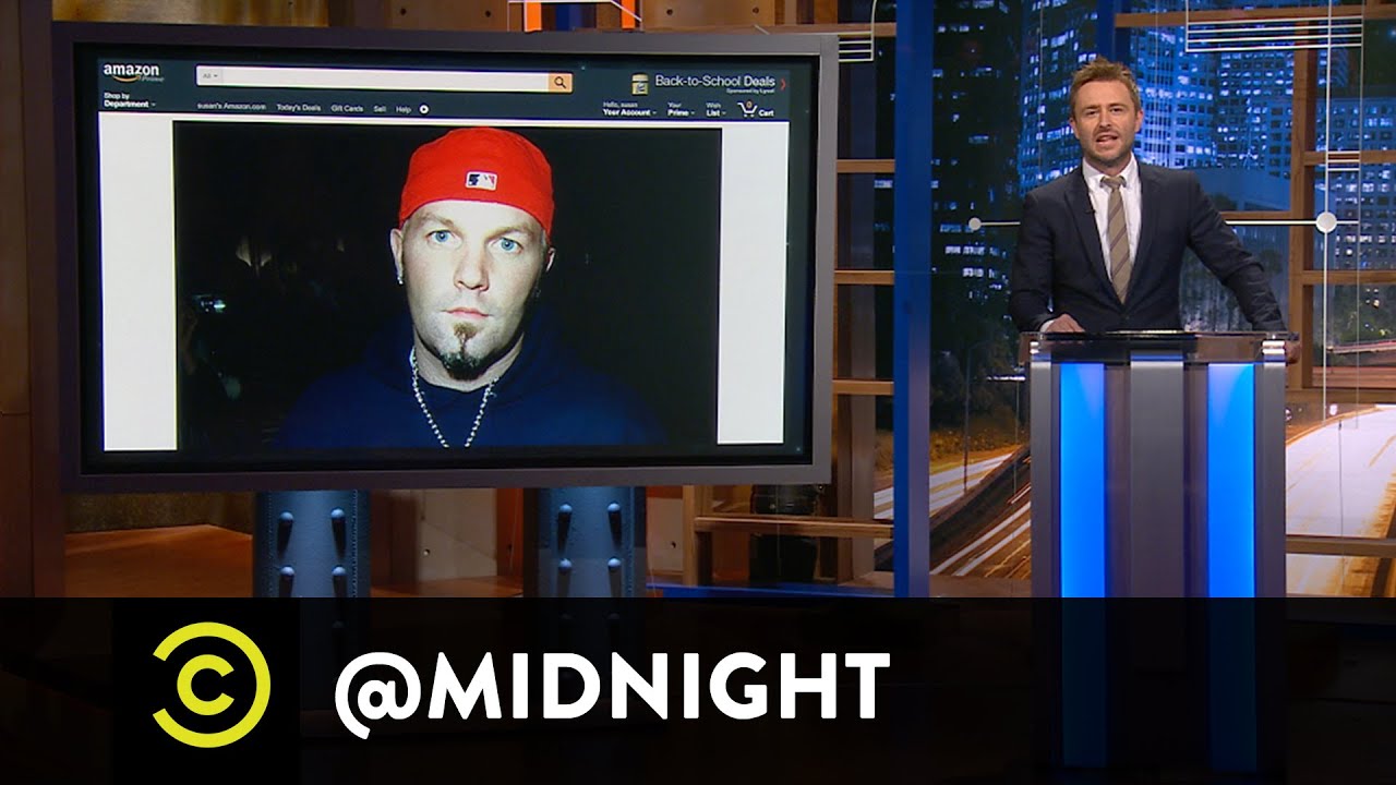Wil Wheaton, Felicia Day & April Richardson - Fred Durst's Wish List - @midnight with Chris Hardwick