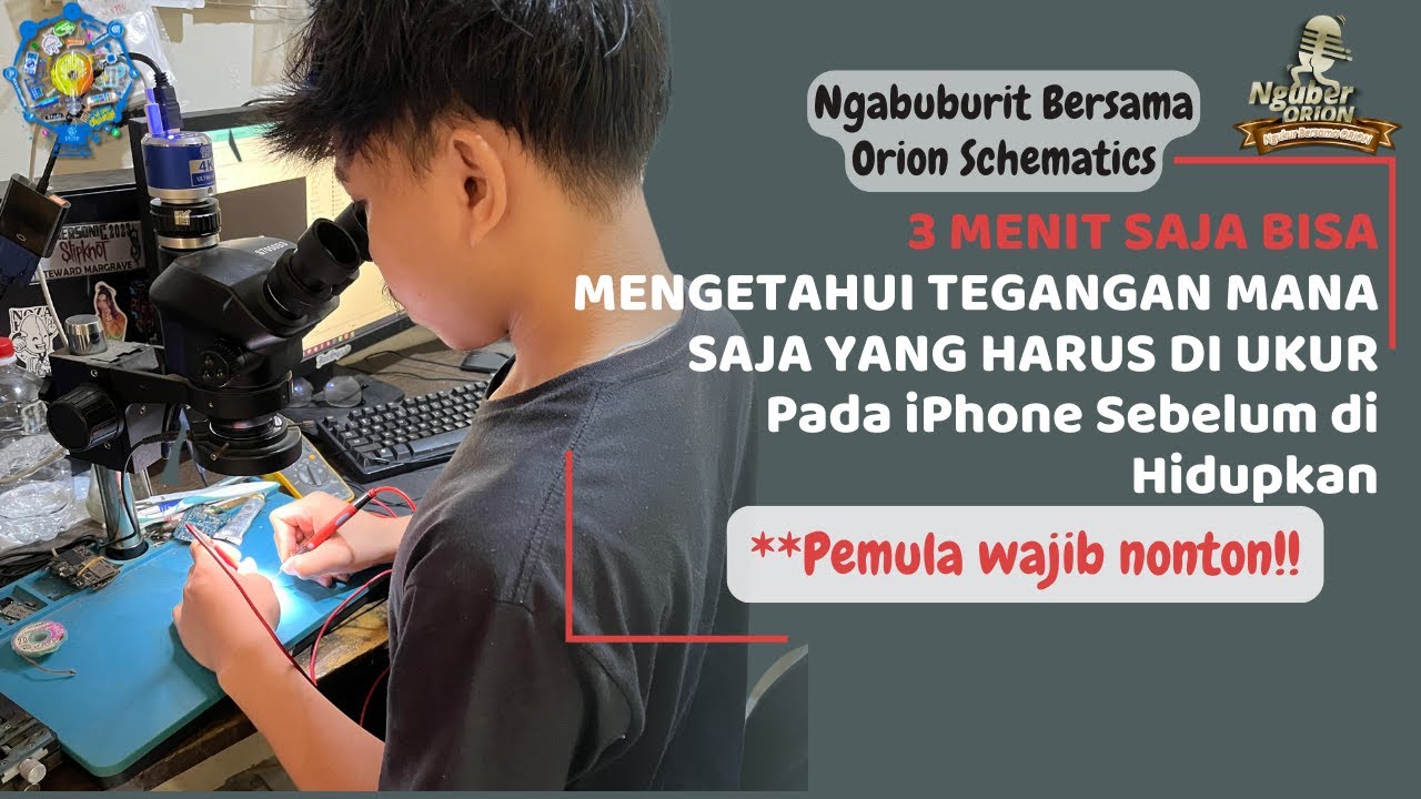 TEGANGAN - TEGANGAN YANG PERLU DI UKUR  PADA iPhone Sebelum di Hidupkan