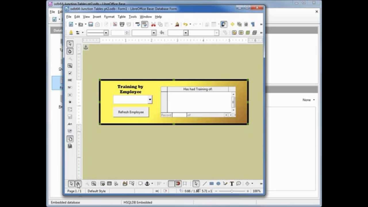 LibreOffice Base (64) Junction Tables part 2