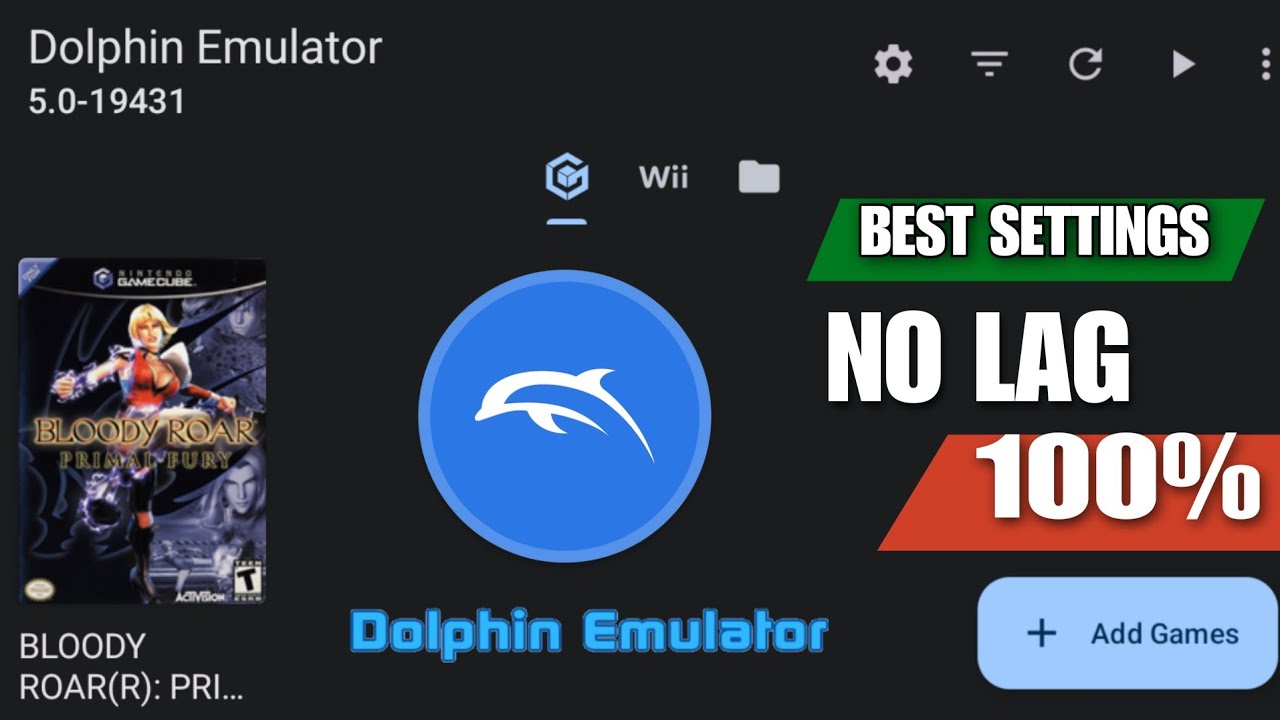 DOLPHIN EMULATOR ANDROID | BEST SETTINGS 2023 NO LAG | SMOOTH GAMEPLAY | MAX SPEED