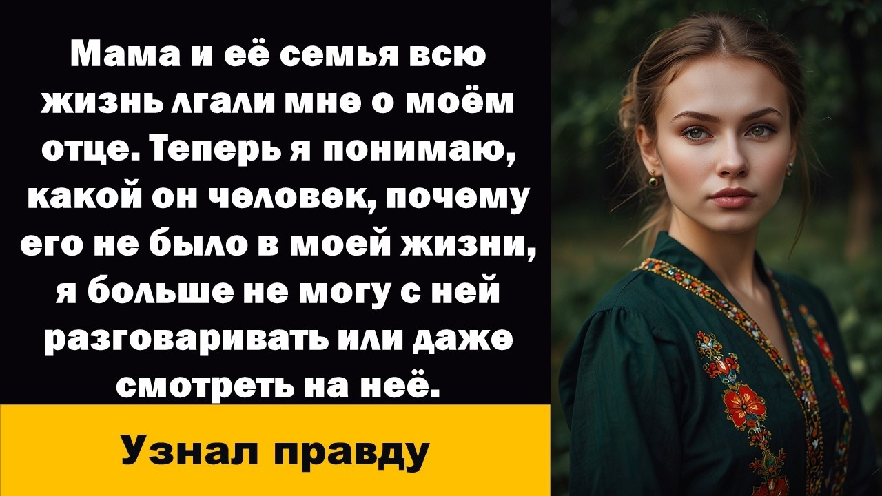 Я узнала правду о своем отце и потеряла всякое уважение к матери. Я даже смотреть на нее не могу.