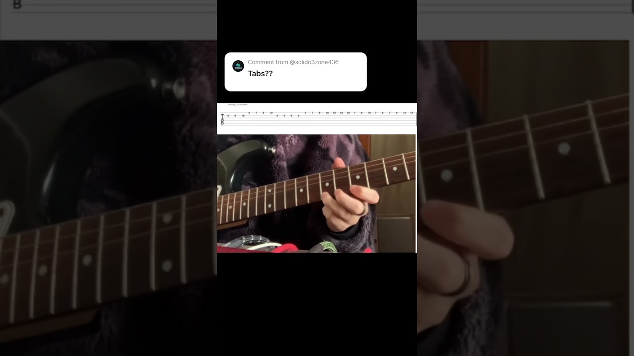 My Ordinary Life - Tabs #guitar #foryou #music #subscribe #chill #shortsfeed #riff #fnaf #tabs