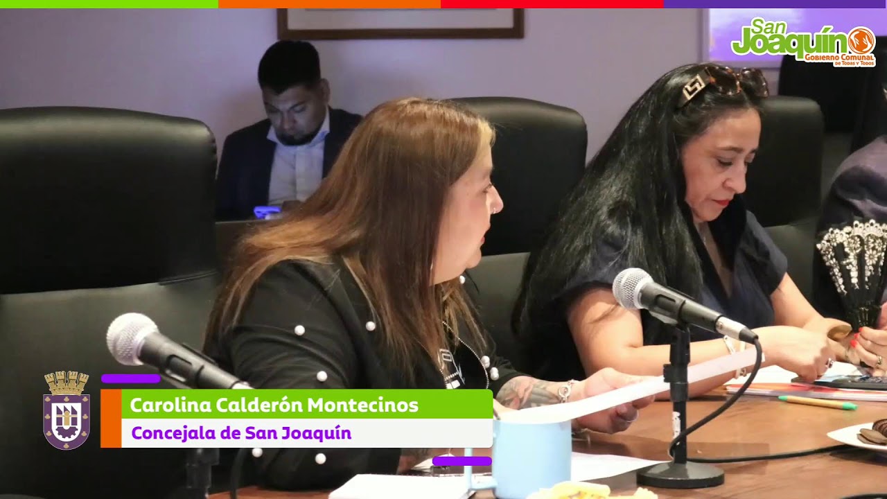 Sesión Ordinaria N°44/2024-2028 del Honorable Concejo Municipal de San Joaquín
