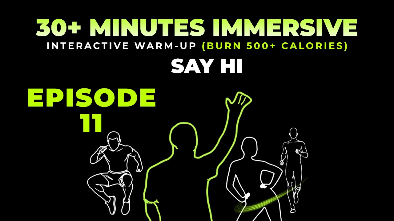 BURN 500+ CALORIES IN 30 MINUTES FULL BODY IMMERSIVE INTERACTIVE MOTION WARM UP | IMMERSIVE MOTIONS