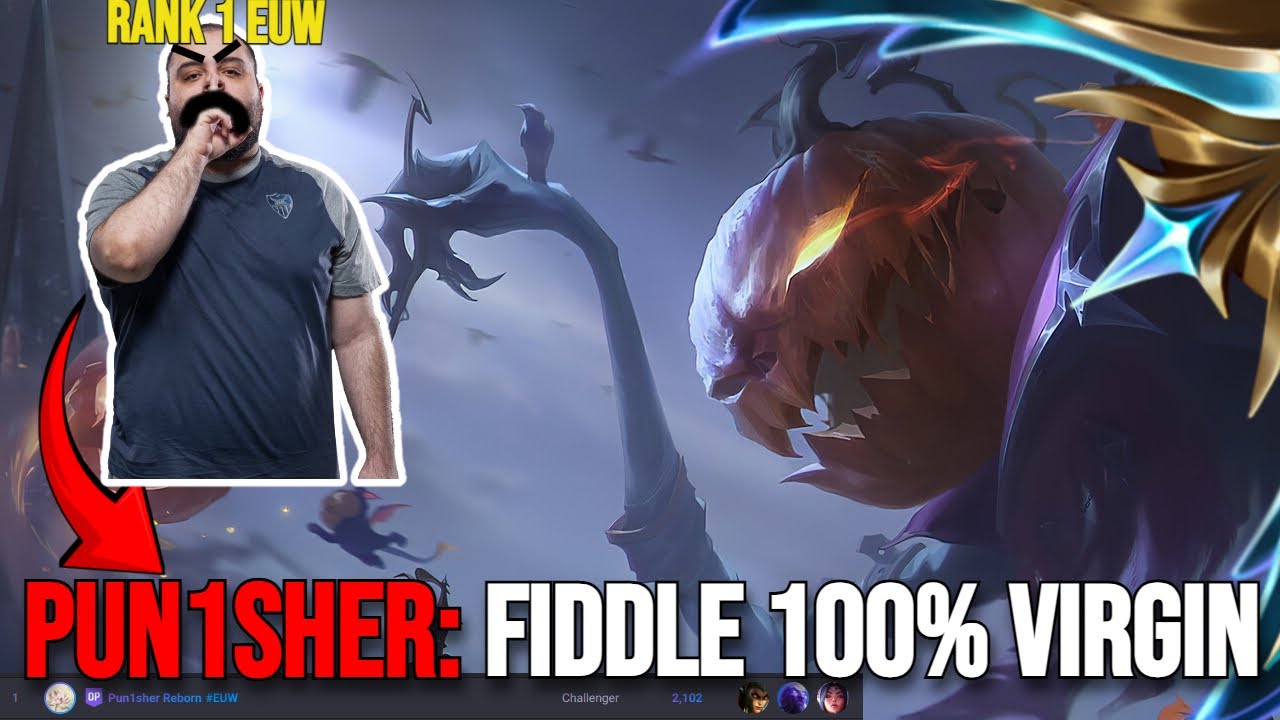 FIDDLESTICKS TOP MAKES EUW RANK 1 LOSE HIS MIND (VS PUN1SHER)