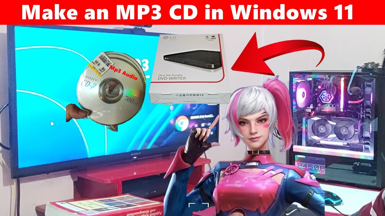 Make an MP3 CD in Windows 11 | How to Burn Music to CD | Burn a CD or DVD in Windows 11 |