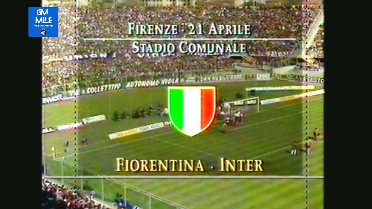 1990-91 (30a - 21-04-1991) Fiorentina-INTER 0-0 Sintesi 44 Minuti 'Football Italia' Channel4 UK