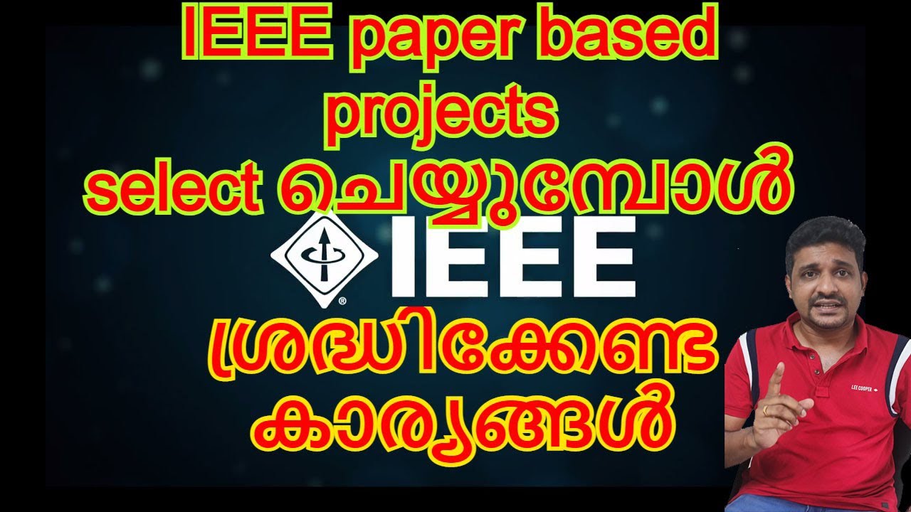 How To choose IEEE paper-based projects - areas of IEEE projects-Techy Chat Video #9