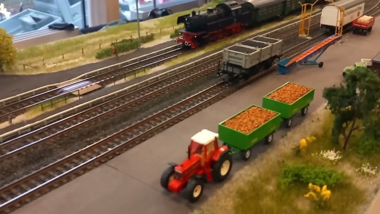 Märklin 39665 BR 66 auf Puko Modulanlage bei Unimog in Gaggenau
