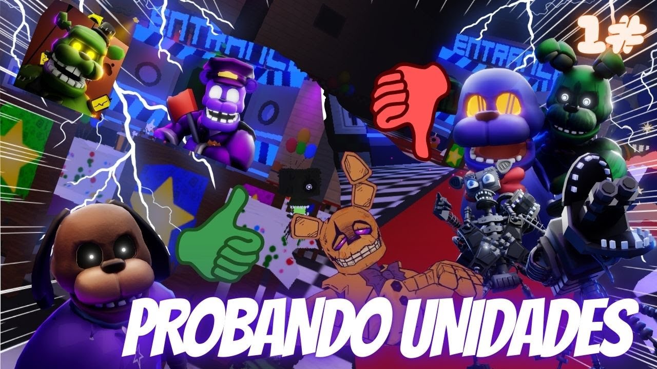 PROBANDO UNIDADES 🔥 ¿VALEN LA PENA O NO? I FNTD2 #fntd2  #roblox #fnaftd #fivenightstd