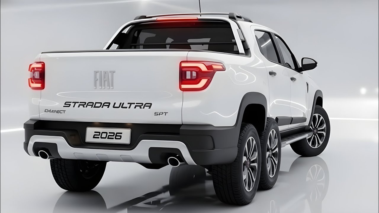 Fiat Strada Ultra 6x6 2026 – A picape compacta mais radical já criada | Análise Futureride