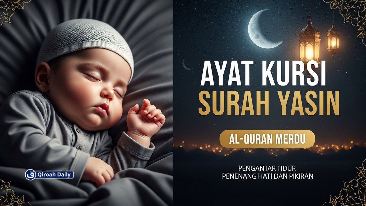 MUROTTAL AYATUL KURSI, YASIN سورة يس PENGANTAR TIDUR | PENGANTAR TIDUR PENENANG HATI | QIROAH DAILY