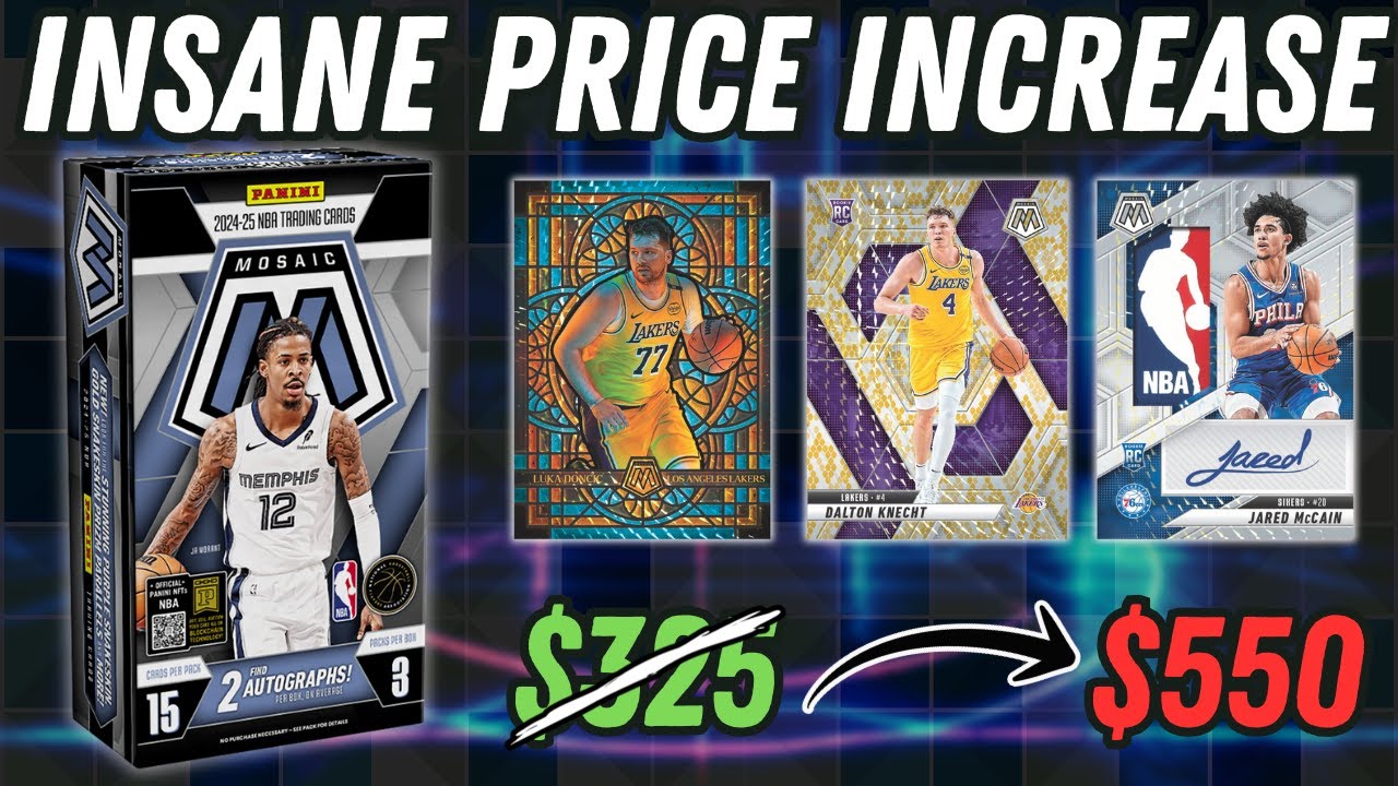 THIS COULD HAVE BEEN SO GOOD! 2024-25 Panini Mosaic Basketball Hobby Box Review