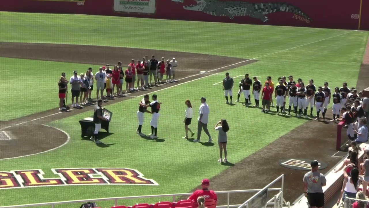 2025 Flagler Baseball Senior Day Ceremony