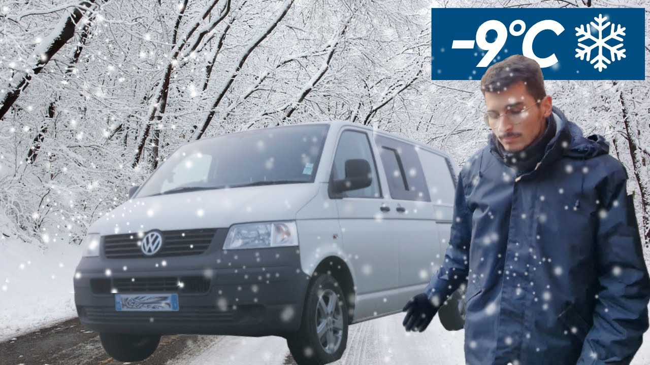 39. Voyage annulé : le GEL a tout cassé dans mon fourgon aménagé - grand froid et plomberie DIY