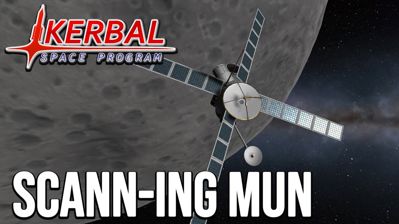 SCANSAT on Mun - KSP Career Mode Playthrough - 2021 - modded - ep 16
