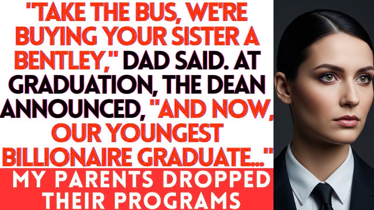 My Parents Made Me Take The Bus To My Graduation — While Buying My Sister A Tesla