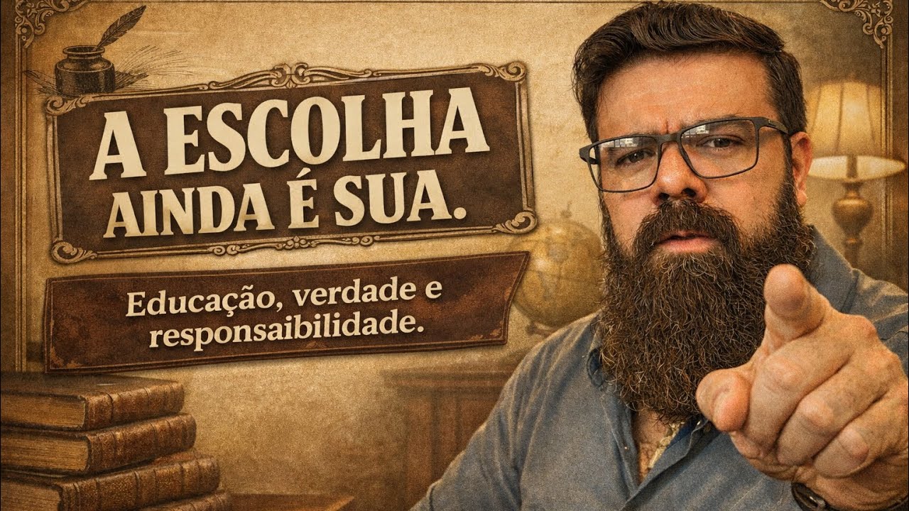 AULA 05 - A CRISE NA EDUCAÇÃO NÃO É PEDAGÓGICA. É MORAL