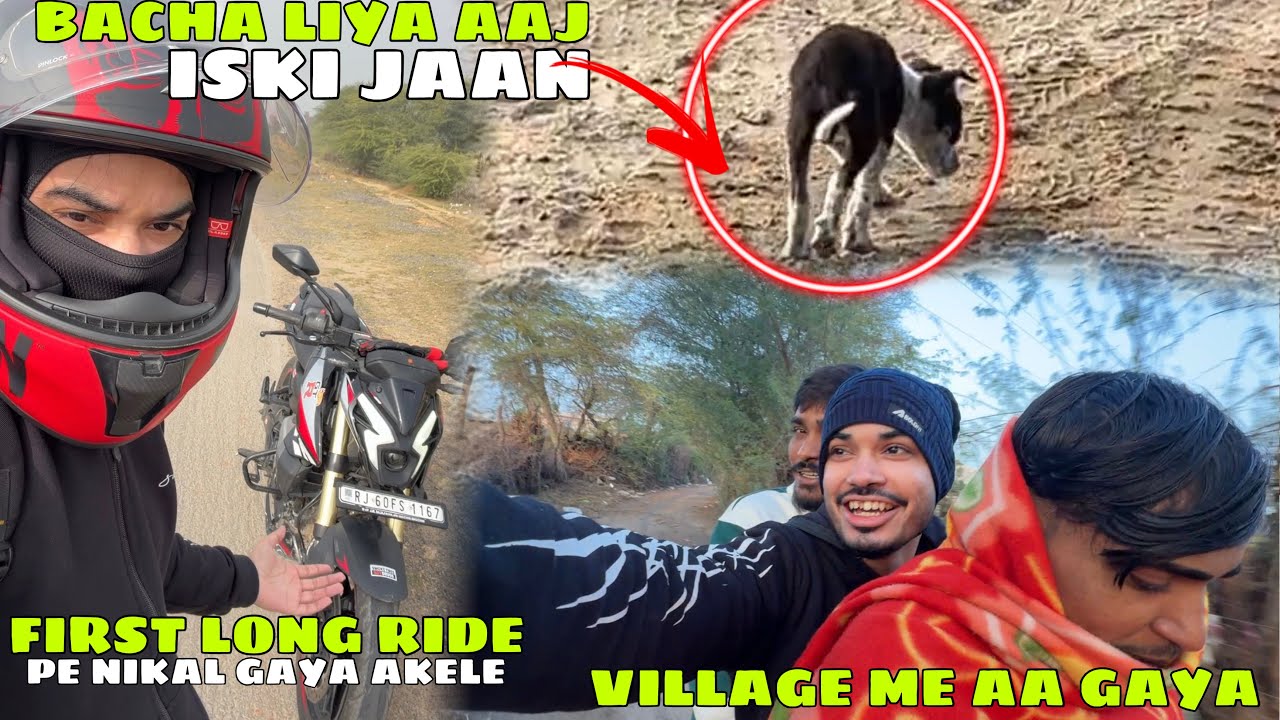 My First Solo (LongRide) 😱 On Ns400z | Aaj Mene Iski Jaan Bacha Liya Nahi Tho Kya Hota Iska 😥 Day 1🎞