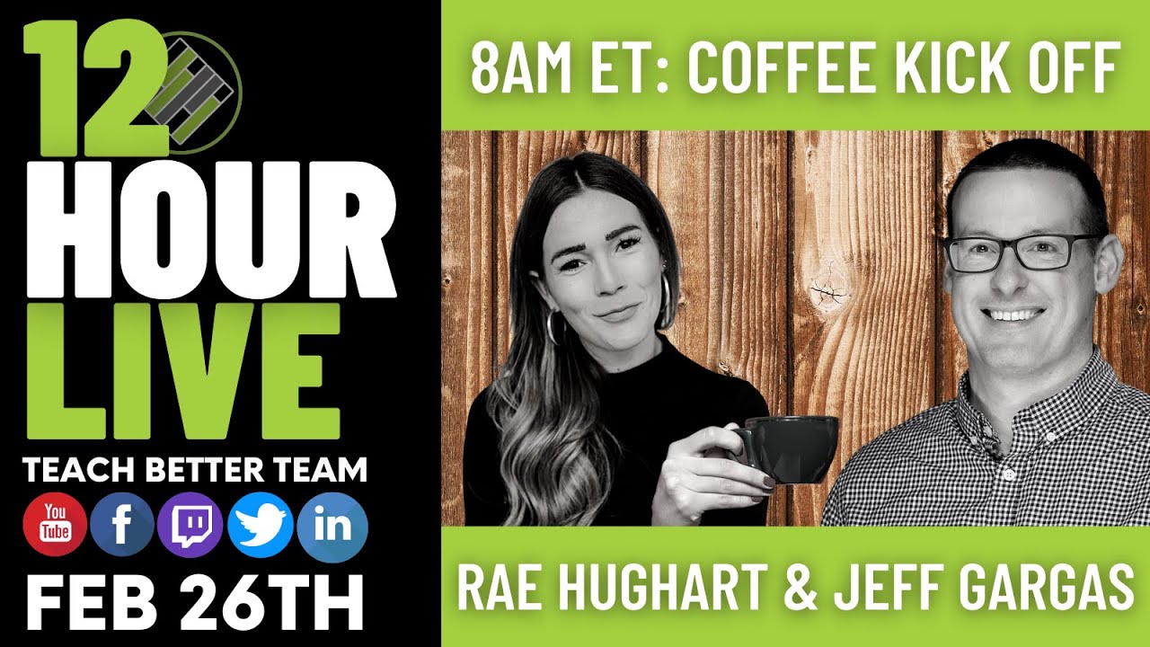 1 - Coffee Kickoff With Jeff Gargas and Rae Hughart - 12 Hour Livestream