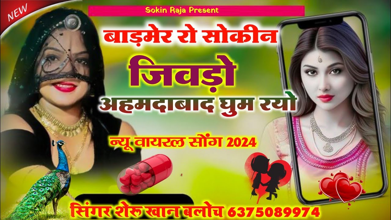 बाड़मेर रो सोकीन जीवड़ो अमदाबाद घुम रयो सिंगर सेरु खान बलोच वाइरल सोंग Singer SheruKhan Bloch 2024