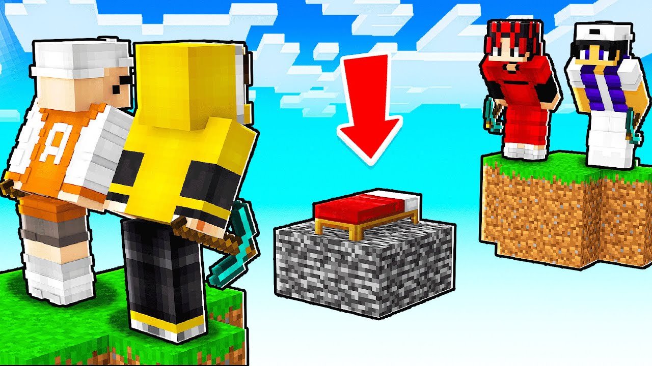 LUCKY BLOCK BEDWARS EXTREM gegen WASSERKRIEGER
