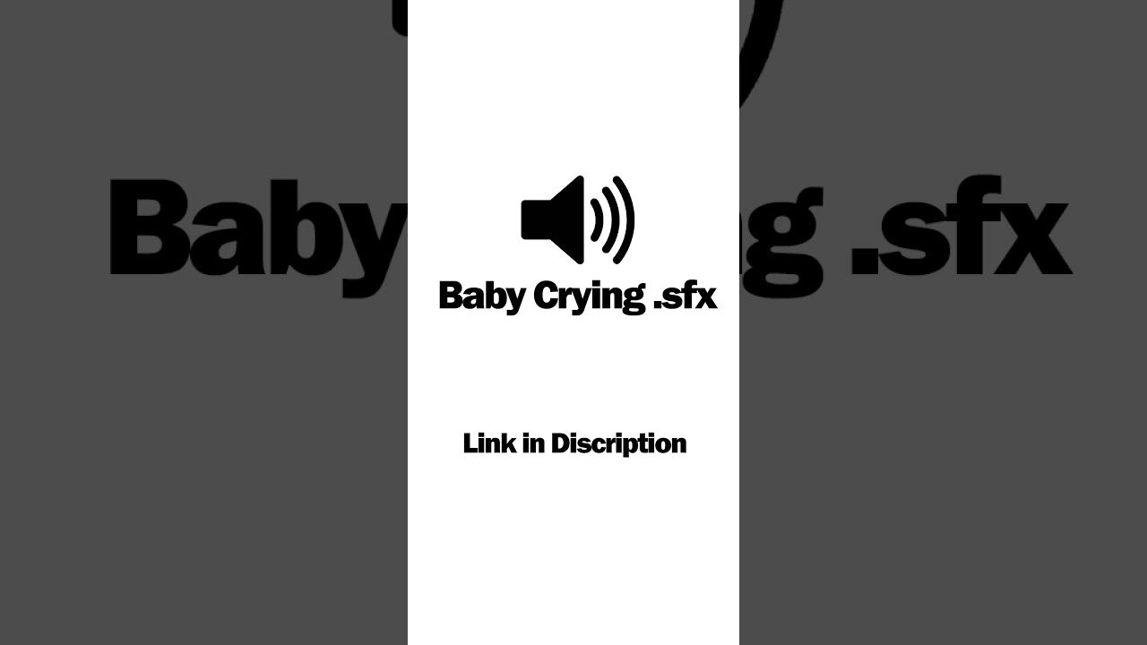 Baby Crying Sound (Real) (Original) |Free| Link in description