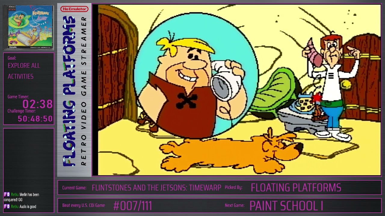Flintstones & Jetsons: Timewarp - Beat All US CDi Games #007/109