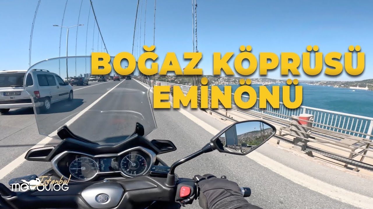 Istanbul Motovlog Yamaha XMAX 250 Tech MAX  | Bosphorus | Balat | Eminönü