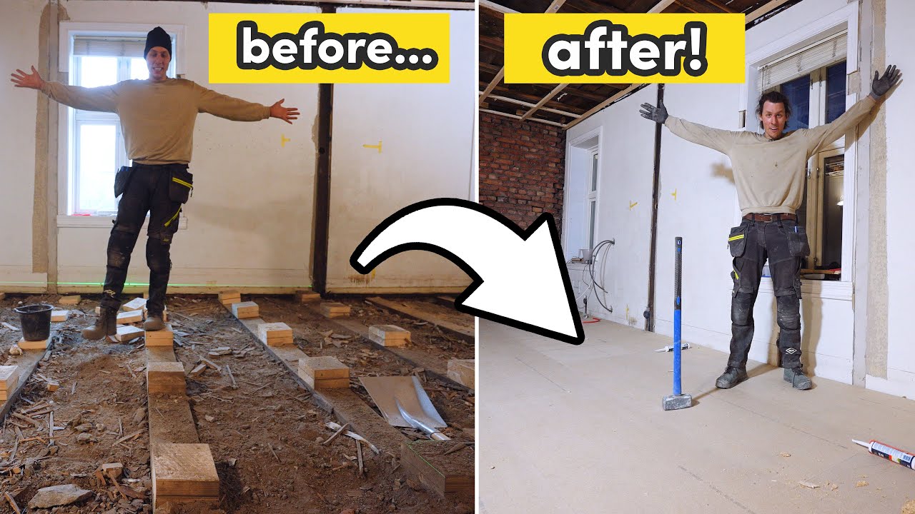 From Dirt Floors to New Floorboards - 130 year old building Renovation