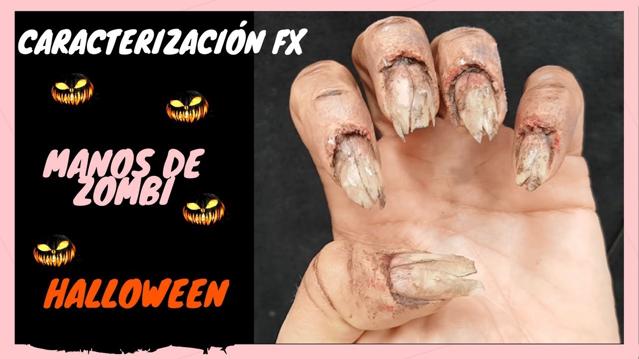 MANOS ZOMBI HALLOWEEN CARACTERIZACIÓN 👻 | sandranewlook