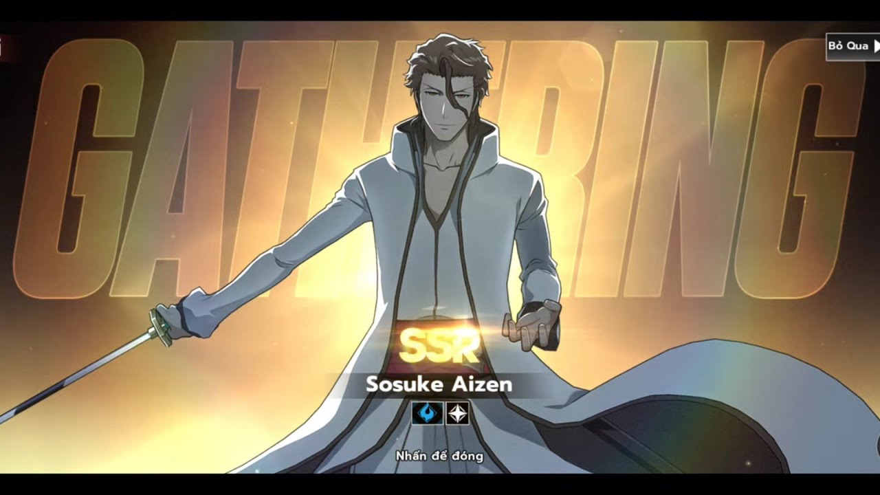 Banner Return Summon Sosuke Aizen - Test Gameplay | Bleach Soul Resonance
