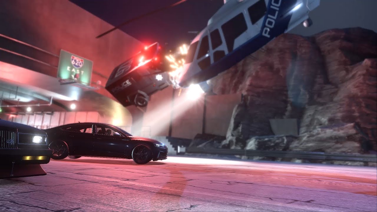 Great Escape from Police Helicopter Need For Speed Payback