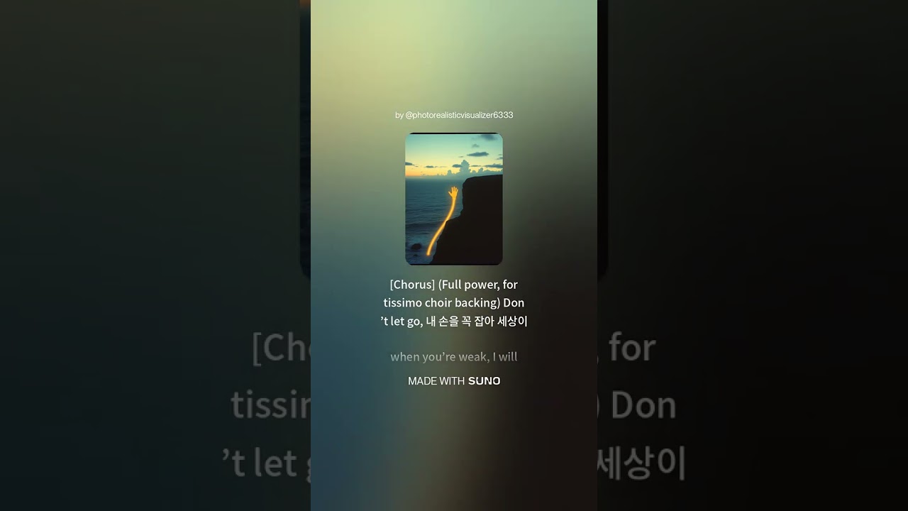 내 손을 놓지 마 (Don't Let Go) #힐링음악 #도전 #희망