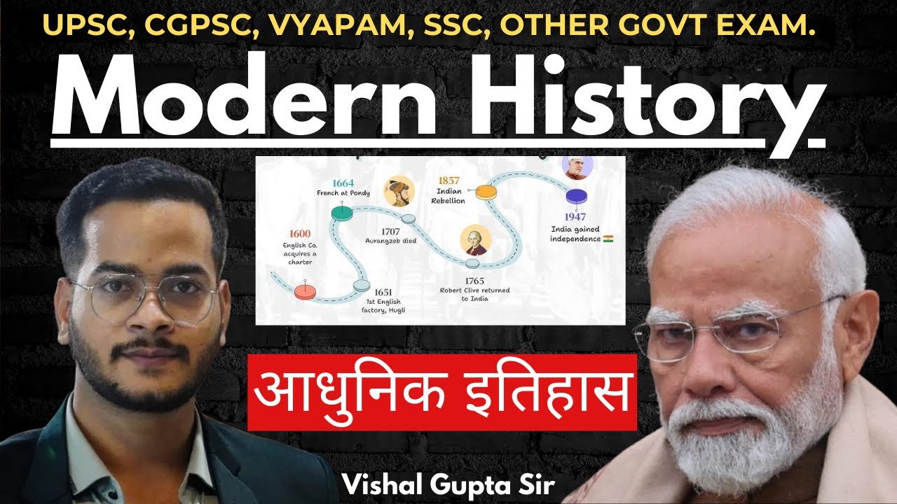 L-0: Introduction || आधुनिक इतिहास || शून्य से शिखर तक || For all govt exam #cgpsc #history #upsc