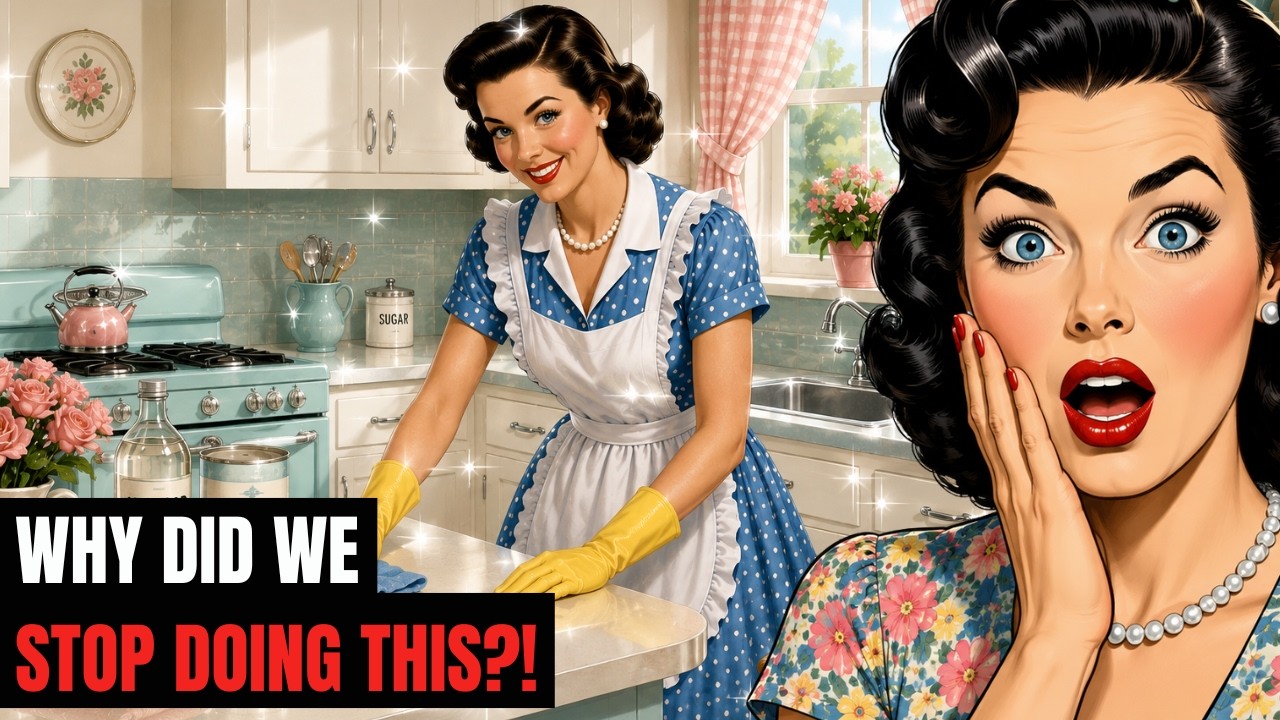 15 FORGOTTEN Cleaning Habits Every 1950s Woman Knew To&nbsp;Never Have a Messy Home