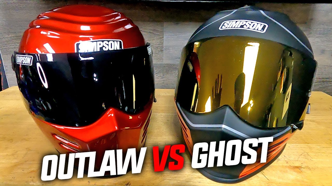 Шлем Симпсона Outlaw Bandit против Ghost Bandit. Меньше значит больше!