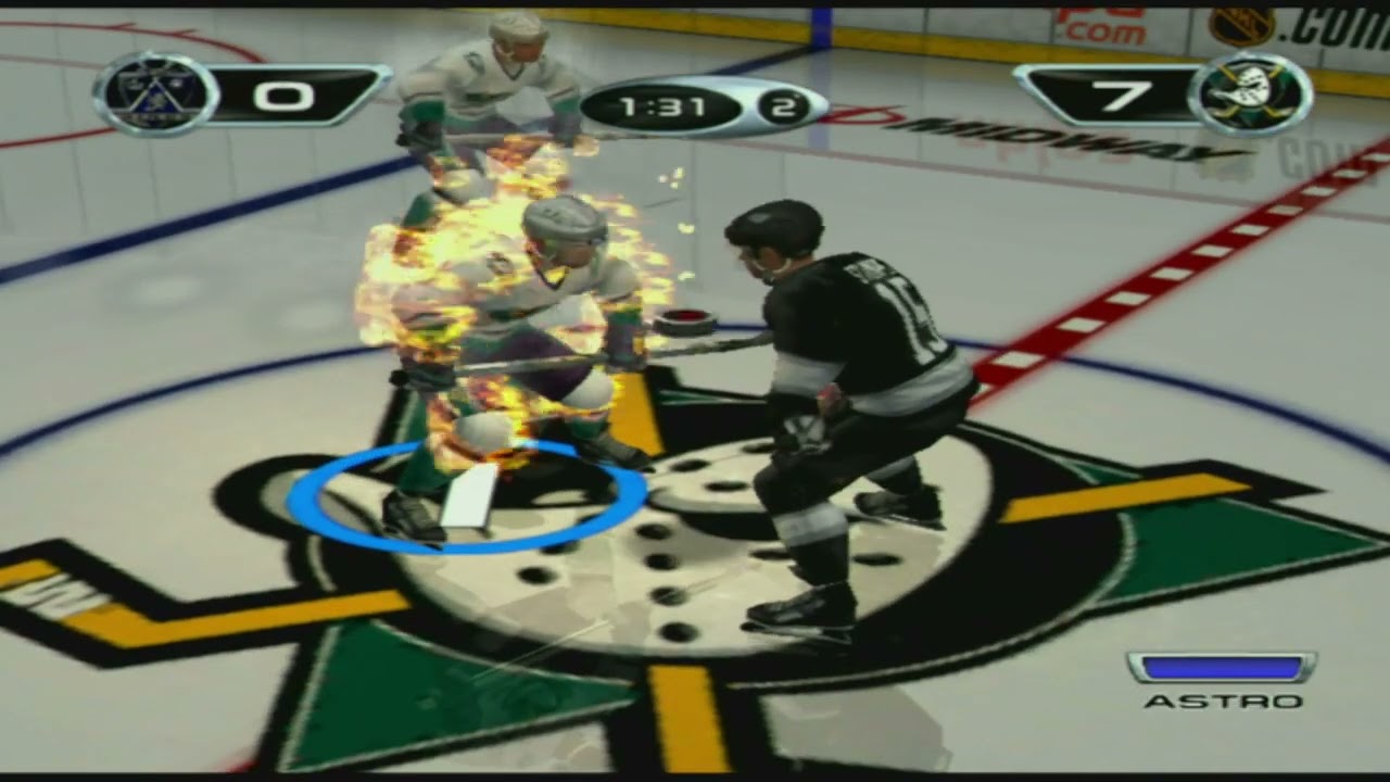 NHL Hitz 20-02 (Xbox) Mighty Ducks of Anaheim Vs. Los Angeles Kings [60FPS]