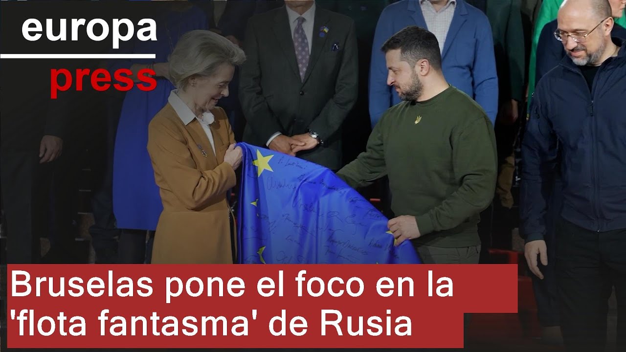 Bruselas pone el foco en la 'flota fantasma' de Rusia, bancos y exportaciones