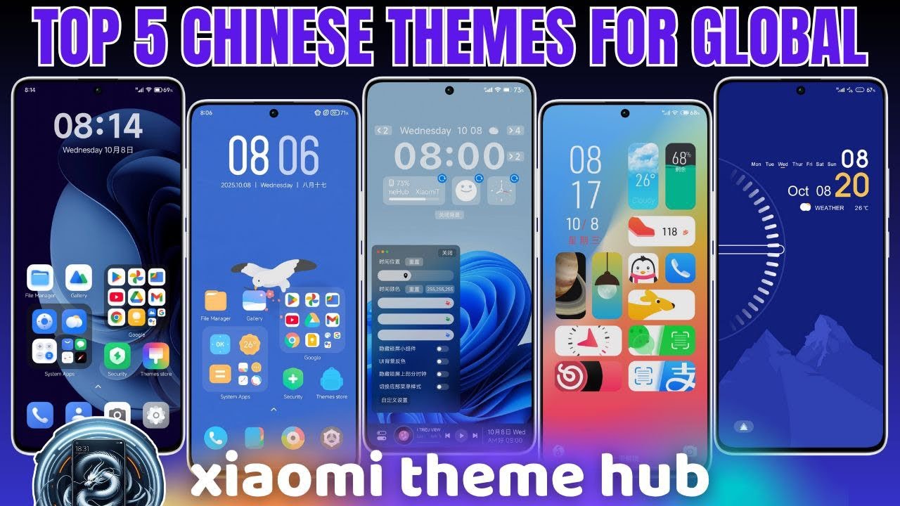 5 лучших китайских тем для Xiaomi Global &mdash; установите китайскую тему с помощью резервной копии