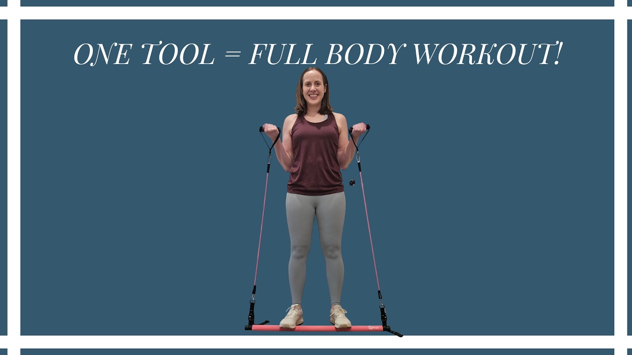 Pilates Bar Kit with Resistance Bands Review – Full Body Home Workout