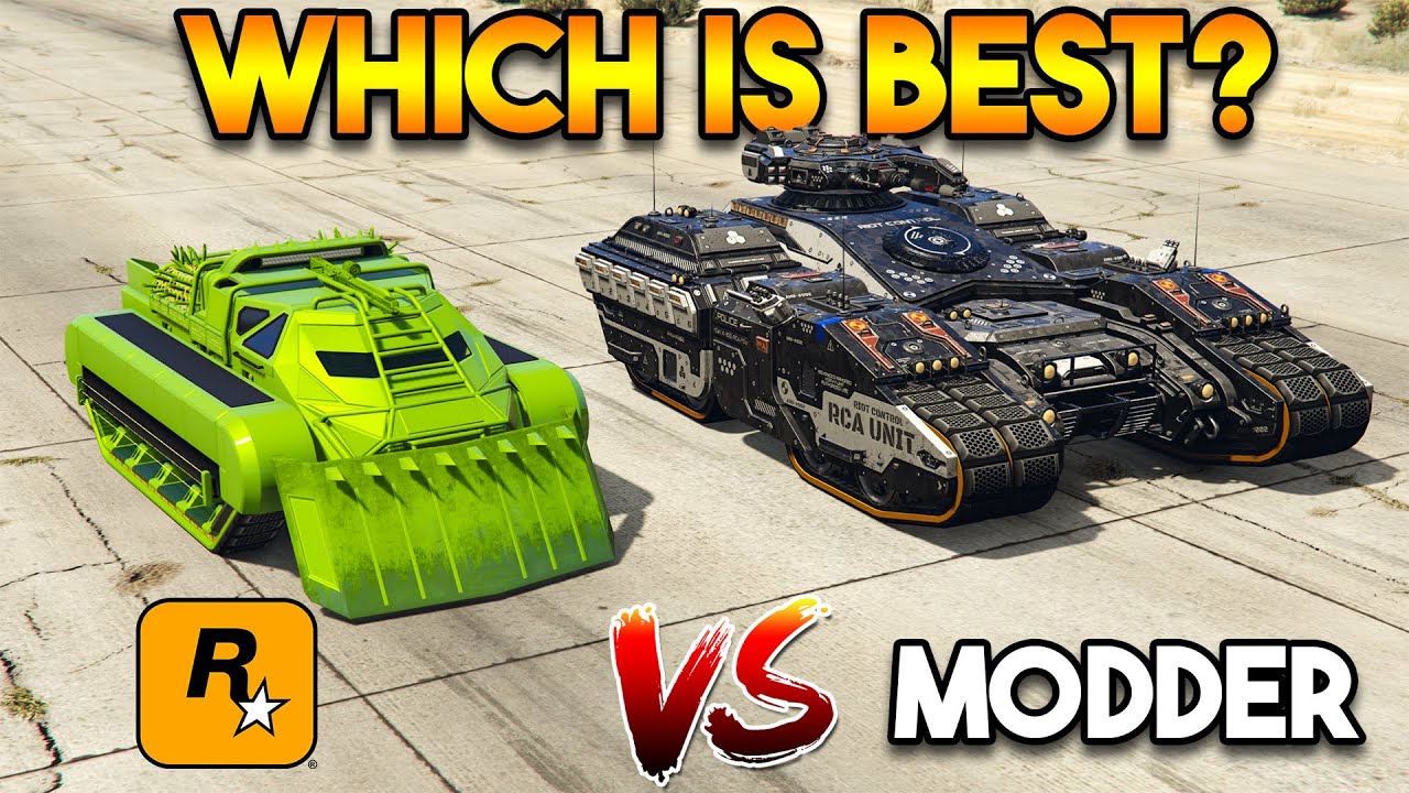 GTA 5 MODDER VS ROCKSTAR GAMES : SCARAB TANK