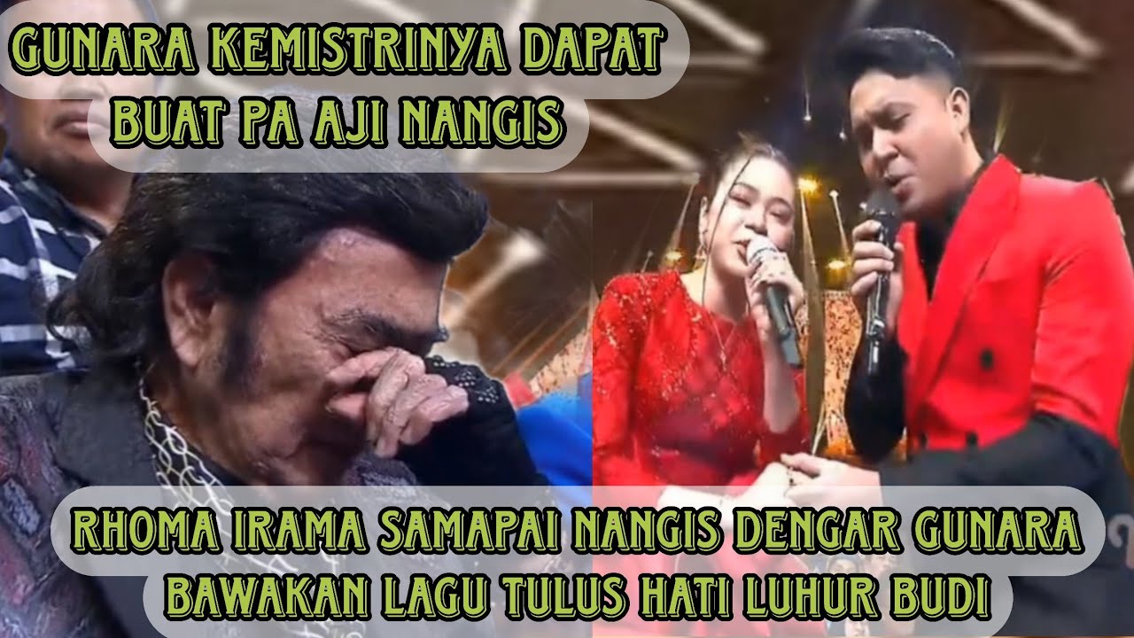 Ada apa??? Rhoma irama sampai menangis gunawan dan rara bawakan lagu tulus hati luhur budi