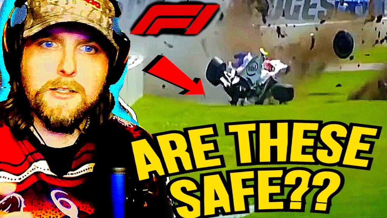 YIKES! NASCAR Fan Reacts to BIGGEST F1 Crashes Ever!