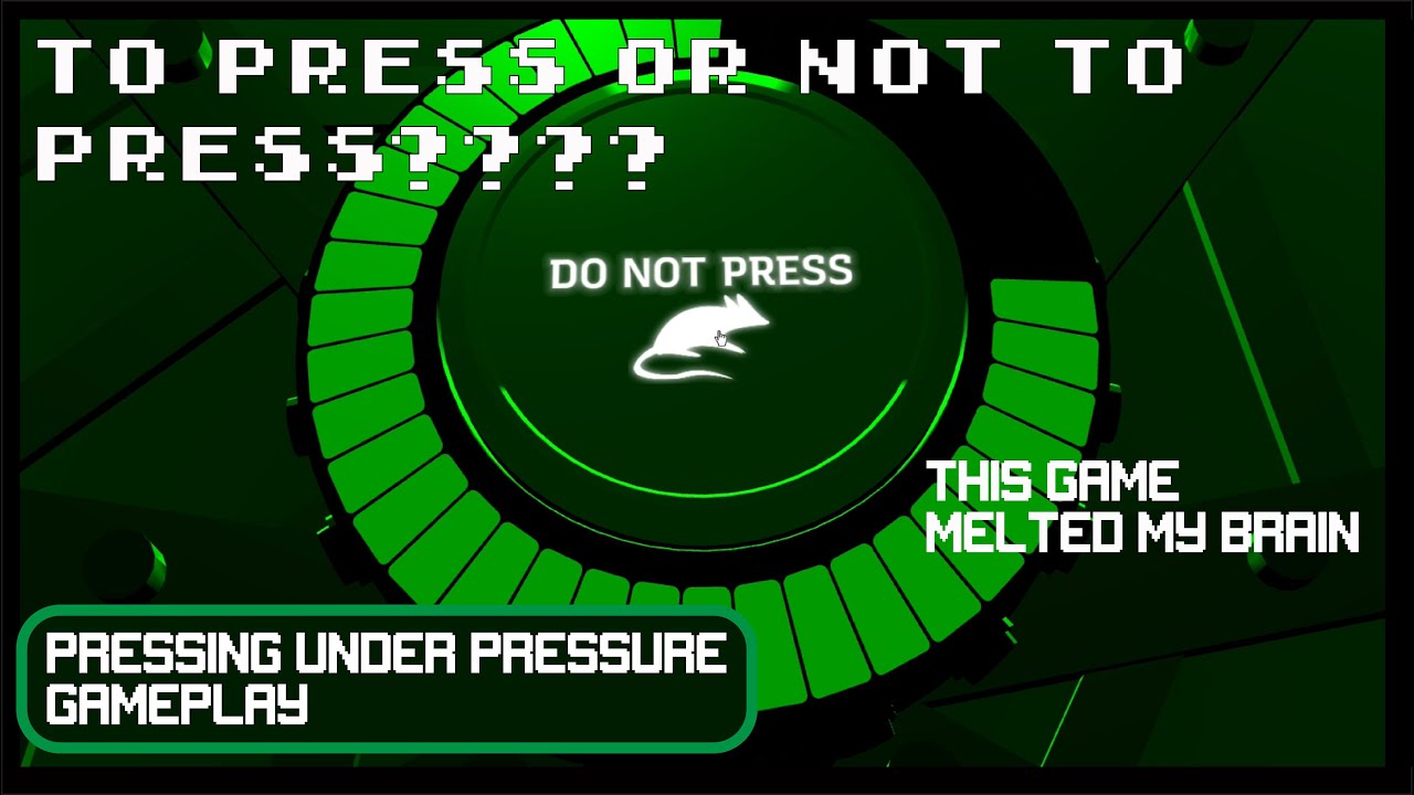 Zero Braincell Gameplay || Pressing Under Pressure Gameplay