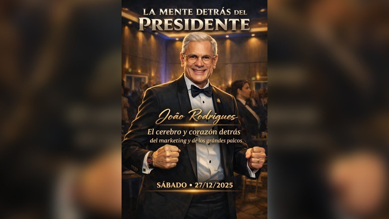 La Mente detrás del Presidente - MENTORIA COM JOÃO RODRIGUES - 27/12/25 - 10:30H BR