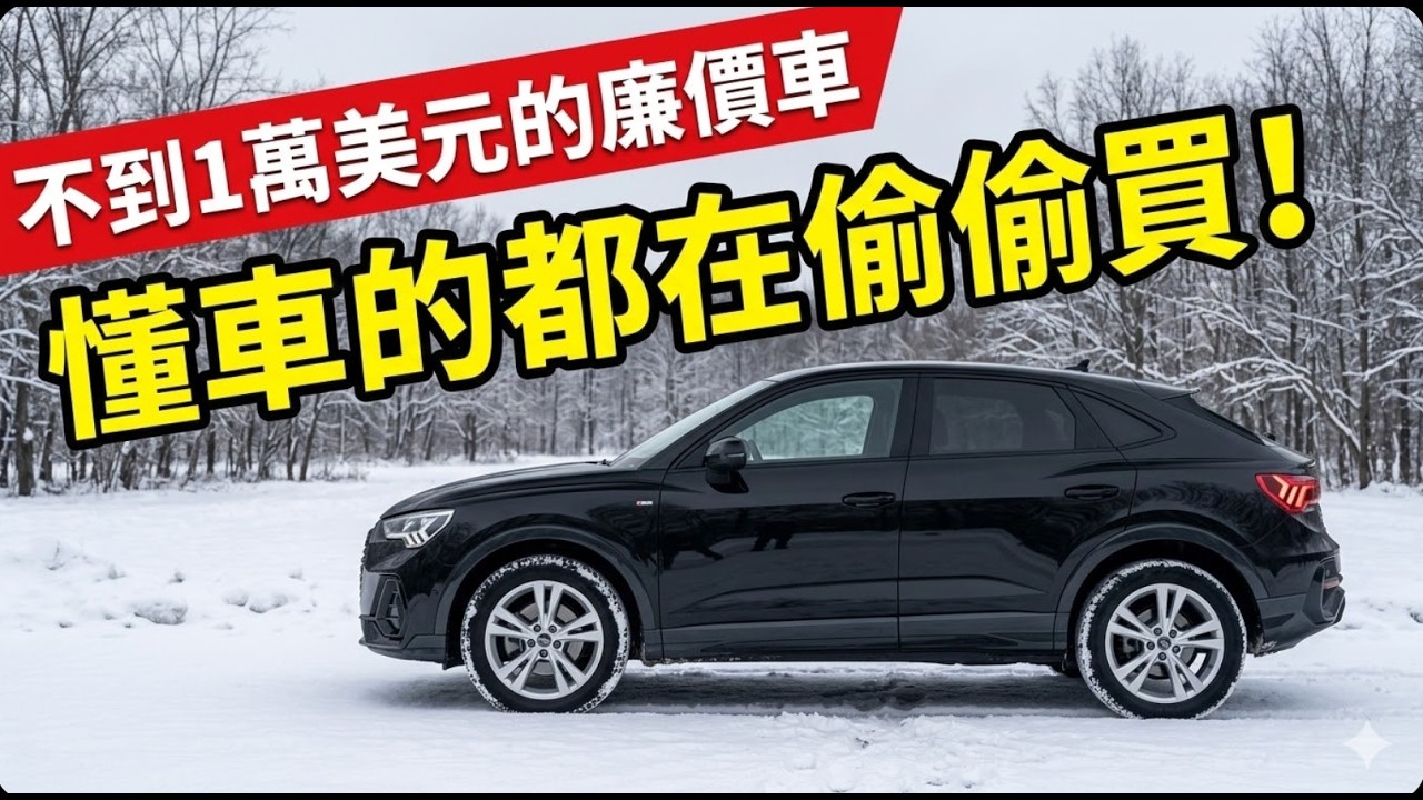 以為是不到1萬美金的廉價代步車，其實是自帶『家裡有礦』氣場的排面神器！7款多數人瞧不上，但開出去身價直接起飛的隱藏版神車，懂車的都在偷偷買！